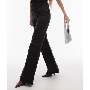 NWT & Other Stories Women Size 4 4x31 High Rise Flare Leg Twill Trouser Pant NEW